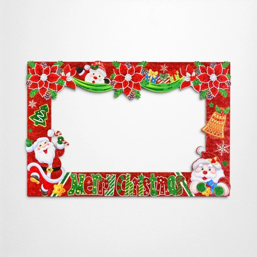 Christmas Giant Selfie Frame Santa