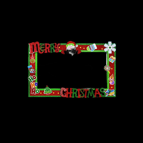 Christmas Giant Selfie Frame Santa - AVAIL OCT 2024