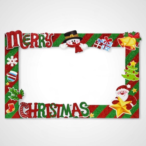 Christmas Giant Selfie Frame Snowman - Avail Oct 2025