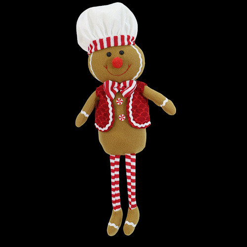 50cm Gingerbread Boy Candy Stripe Sitters- AVAILABLE OCT 2024