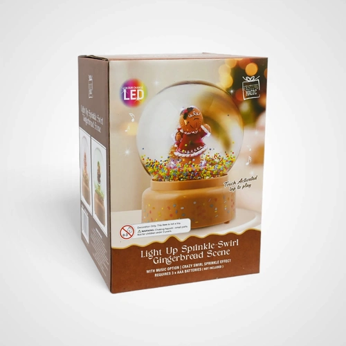 Gingerbread Spin Sprinkles w/Music B- Avail Oct 2025