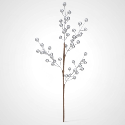 52cm Silver Berry Pick
