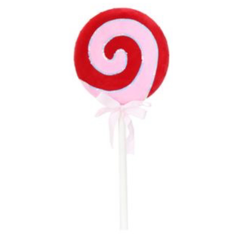Giant Velvet Candycane Lollipop F - AVAIL OCT 2024