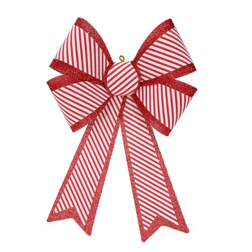 Candycane Bow Double Layer - AVAIL OCT 2024