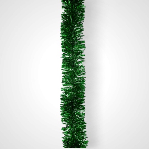 Green Deluxe Metallic Tinsel Wide - 3m