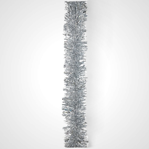 3m Silver Deluxe Metallic Tinsel Wide - AVAIL OCT 2024