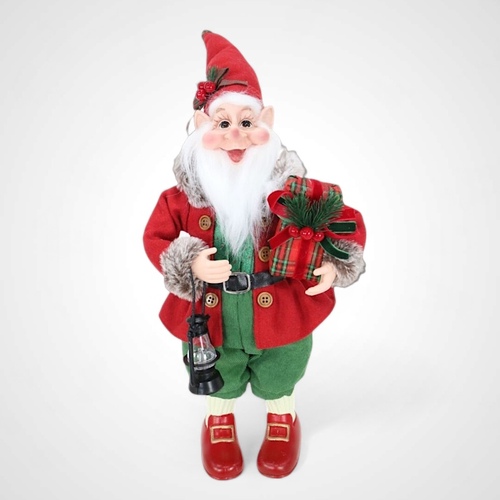 40cm Wise Old Elf Standing Figure(Lamp) - AVAIL OCT 2024