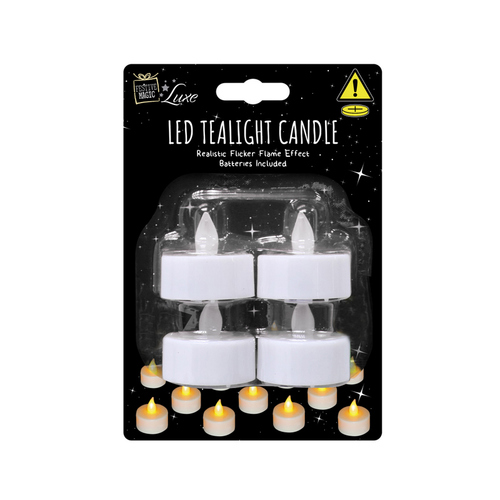 LED T Light Candle -  Warm White (for carols)