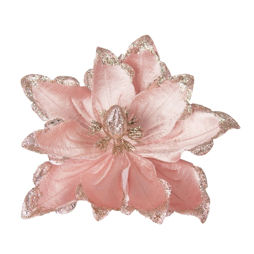 Magnolia Glitter Sheer Pink Clip