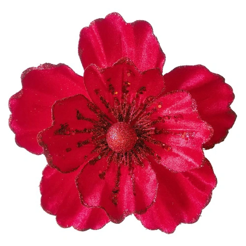 Matt Red Clip On Magnolia