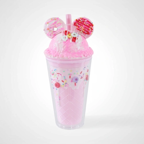 480ml Christmas Pink Donut Tumbler - Avail October 2025