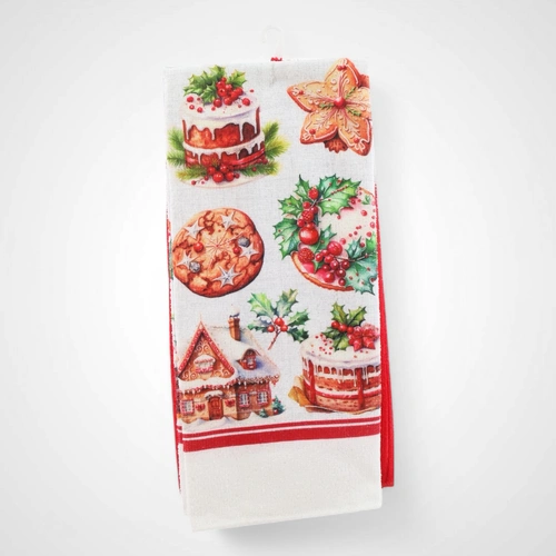 2pk Christmas Tea Towel D-  Available October 2025