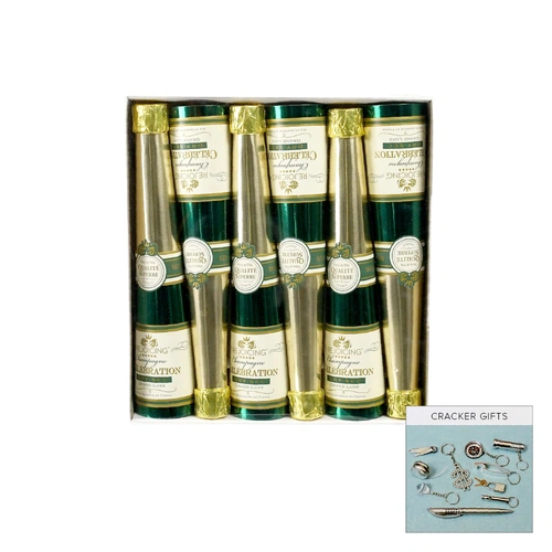 Luxury Champagne Bottle Crackers/Bon Bons - pack of 6