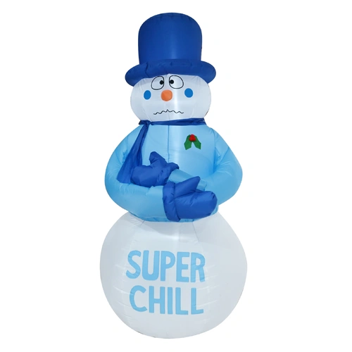 240cm Tall Inflatable Shiver Snowman 