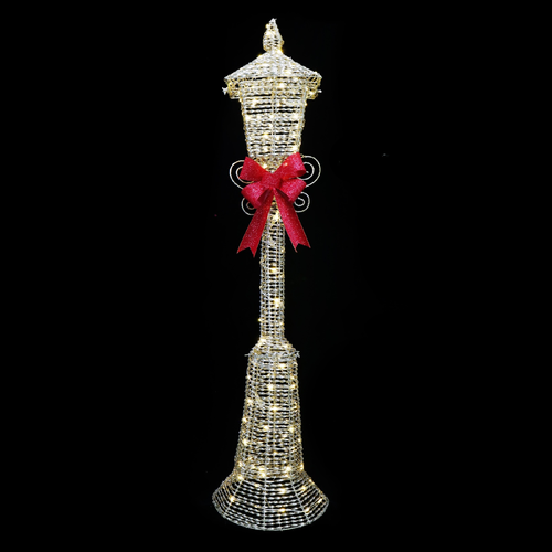 LED Glitter Spiral Stripe Street Lamp - PREORDER