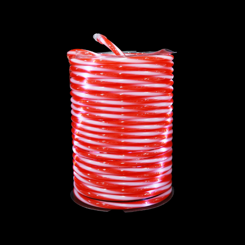 8m Solar Candy Cane Rope Light