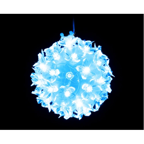 5 x 10cm Icy Blue Petal Balls 