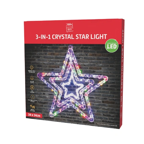 34cm Multi Crystal Star - PREORDER