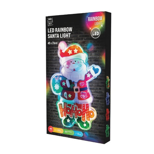 Santa Plaque Colour Changing Light 