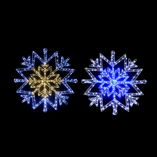 LED Starry Wire Snowflake W/B PREORDER