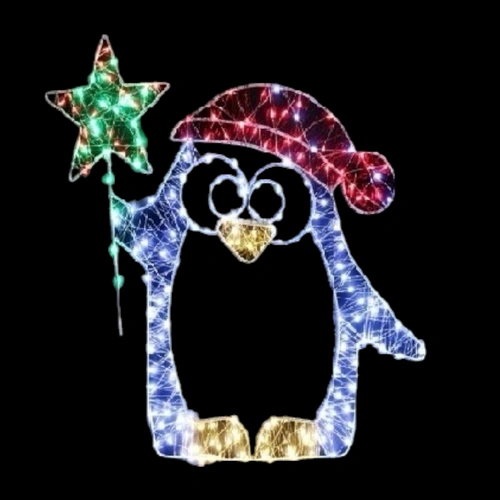 LED Starry Wire Penguin Motif - PREORDER