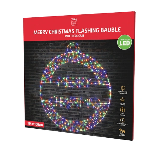 114cm Merry Christmas Bauble - PREORDER