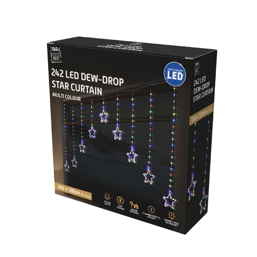 Dew Drop Multi Star Curtain - PREORDER