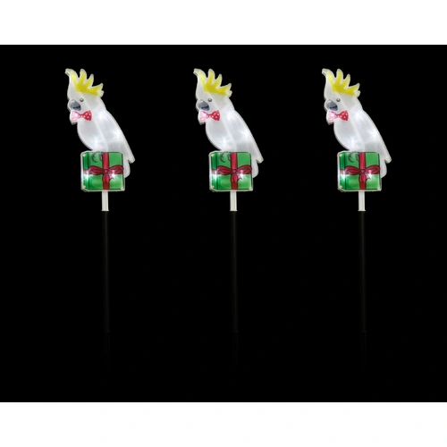 Solar Laser PVC Cockatoo Path Lights - PREORDER