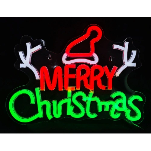 USB Neonflex Merry Christmas Sign