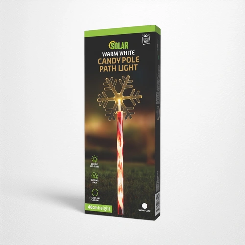 Solar Candy Stake Snowflake