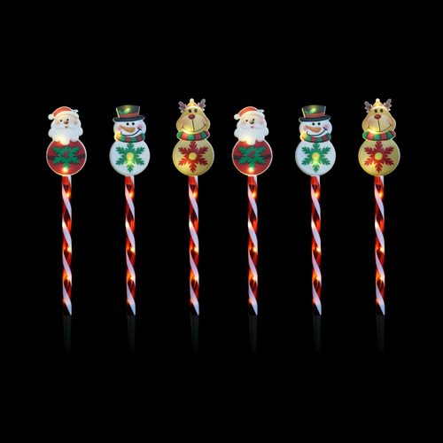 Solar character Path Stakes 6pk