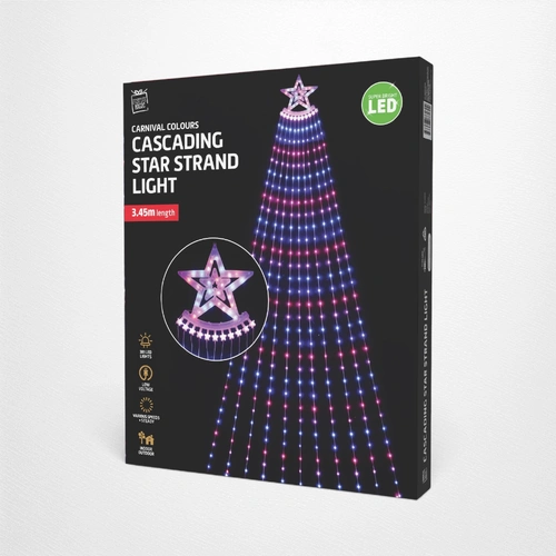 Carnival Flexi Light Waterfall Star