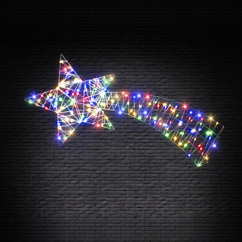 Multi Shooting Star Christmas Light