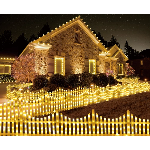 Warm White Picket fence- 2.64m x 28cm
