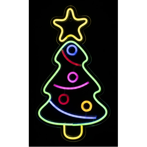 40cm Neon Christmas tree Motif