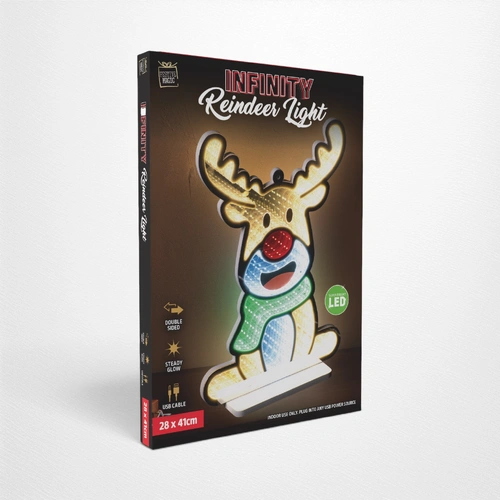 41cm Infinity Light Reindeer