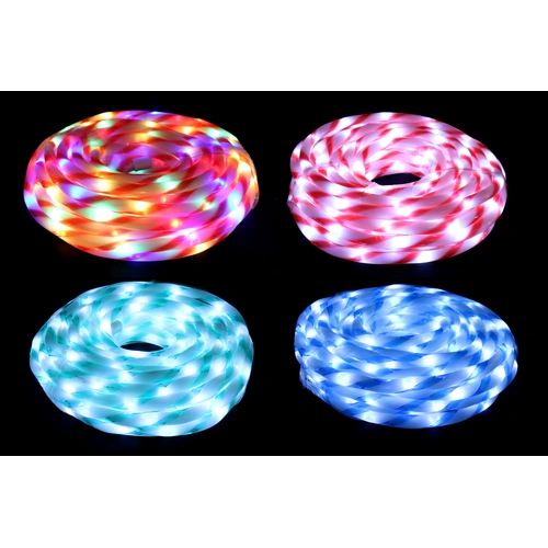 10m Candy Ropelight - Red and White