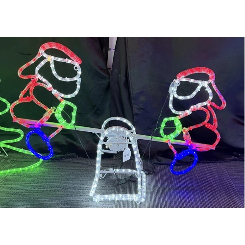 Santa See-Saw Rope Light Motif- PREORDER FOR 2026