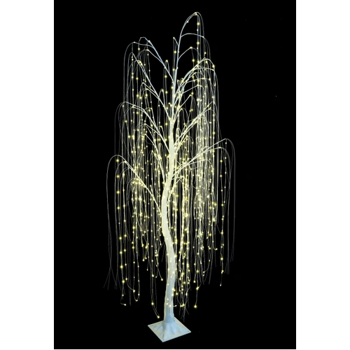 7 Foot Warm White Weeping Willow