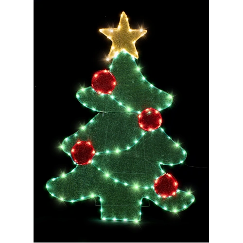 Tinsel Mesh Tree Motif