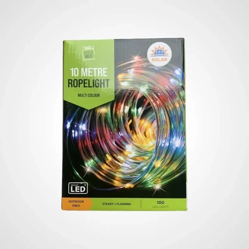 10m Multi Solar Ropelight 