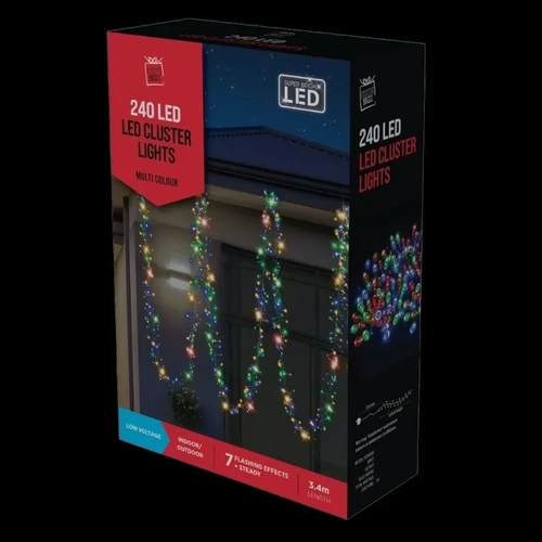 3.4m Multi Cluster Firecracker Strings 