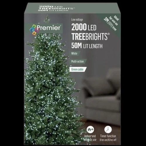 50M Cool White Fairy Lights 