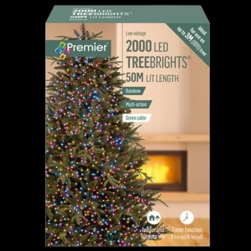 50m Multi Fairy Lights 