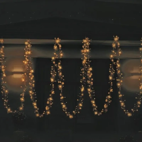 10.4m Vintage Gold Cluster Lights 