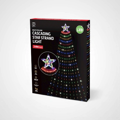 LED Flexwire Waterfall Star Light Multi 