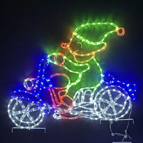 Elf Motorbike Crew Rope Light Motif 