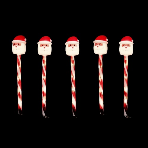 Candy Cane Santa Path Lights - avail October 24