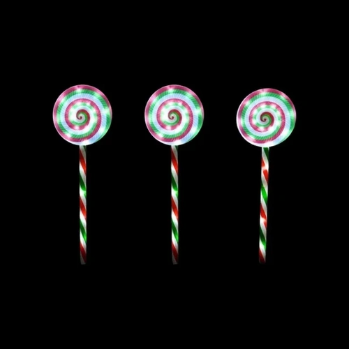 3 Peppermint Lollipops 70cm