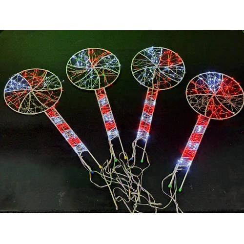 Starry Wire Lollipop Path Lights